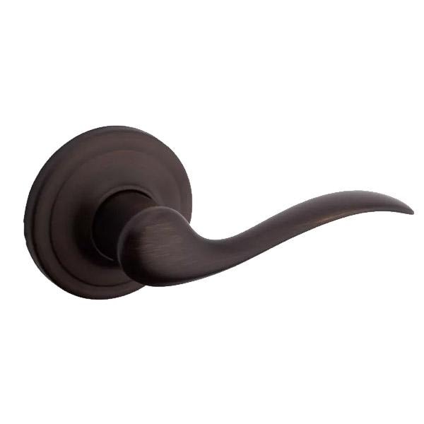Kwikset: Tustin Helf Dummy Lever with Round Rose / Left Handed / Venetian Bronze